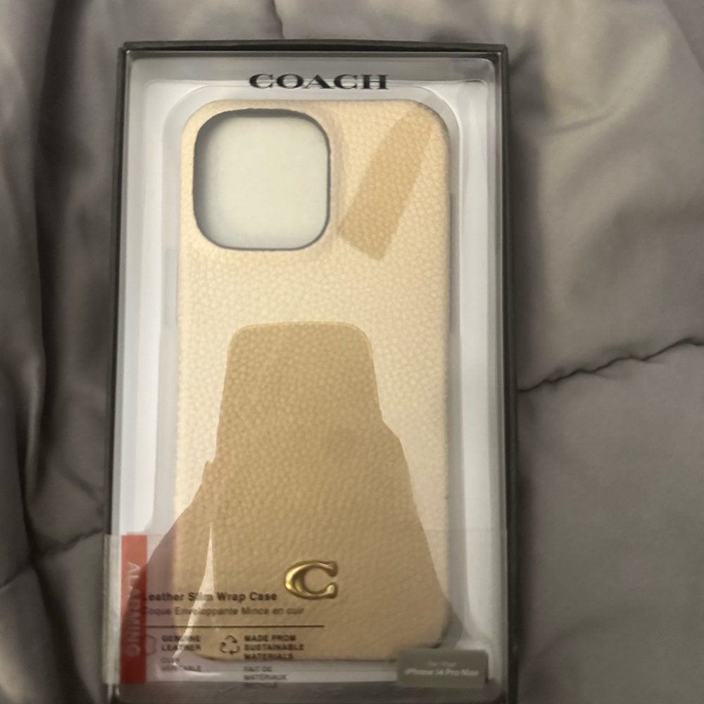 Authentic Coach 14 pro max Case